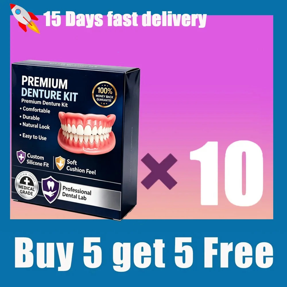 Temporary Silicone Cosmetic Smile Teeth Kit