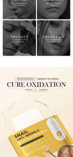 Snail Essence Anti-Wrinkle Hydrating Face Mask Set