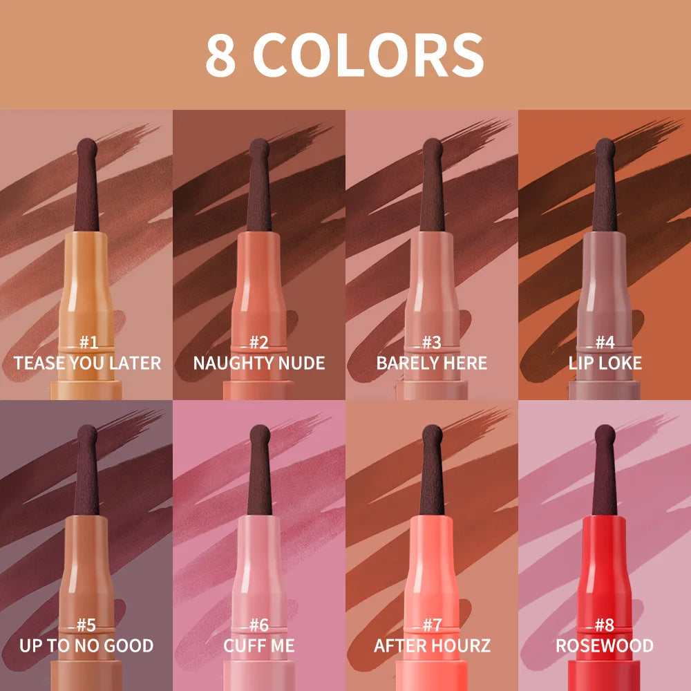 Waterproof Felt-Tip Lip Liner Stain for Sculpted Lips