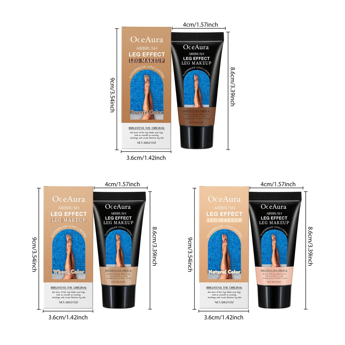 Waterproof Leg Makeup and Concealer Cream