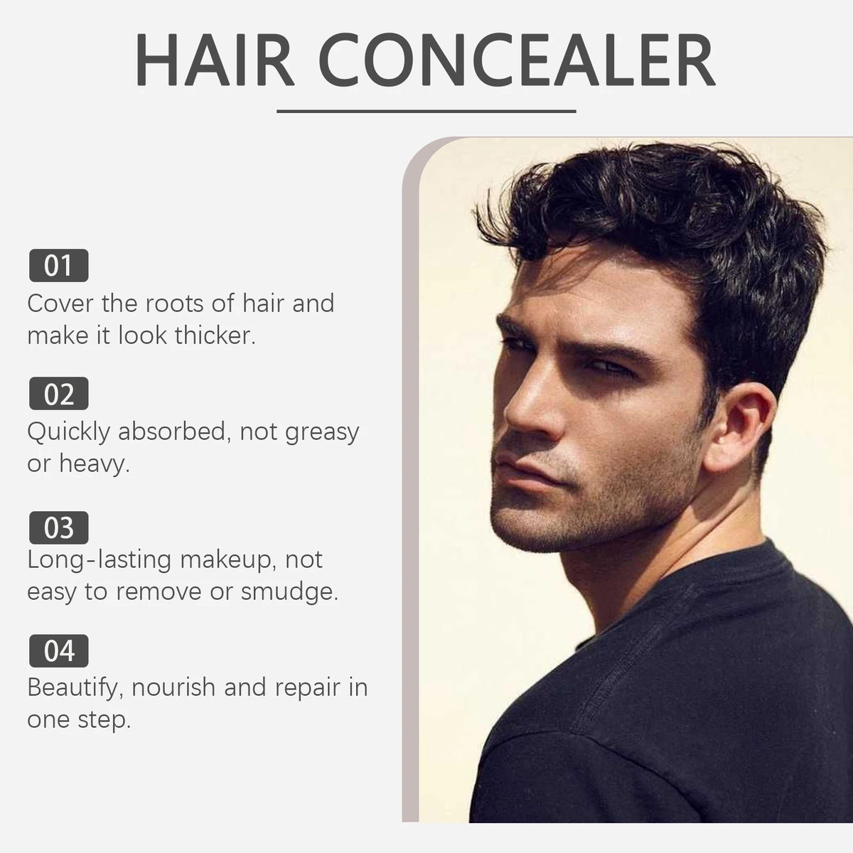 Instant Hair Root Concealer and Hairline Filler