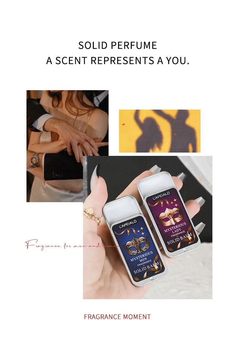 Portable Long-Lasting Solid Perfume Balm Set - 8