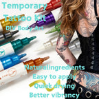 Temporary Body Art Tattoo Marker Pen Set
