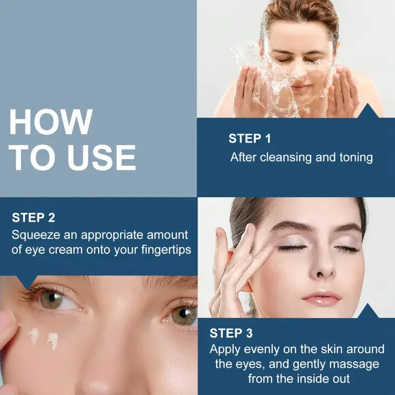 Hydrating Firming Eye Massage Cream for Wrinkles - 4