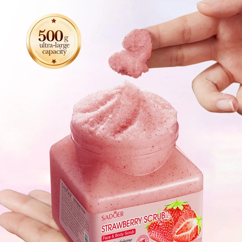 Strawberry Exfoliating Face and Body Scrub - 12