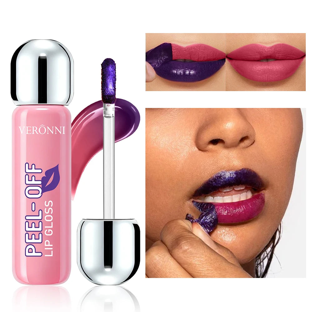Long-Lasting Peel-Off Matte Liquid Lipstick