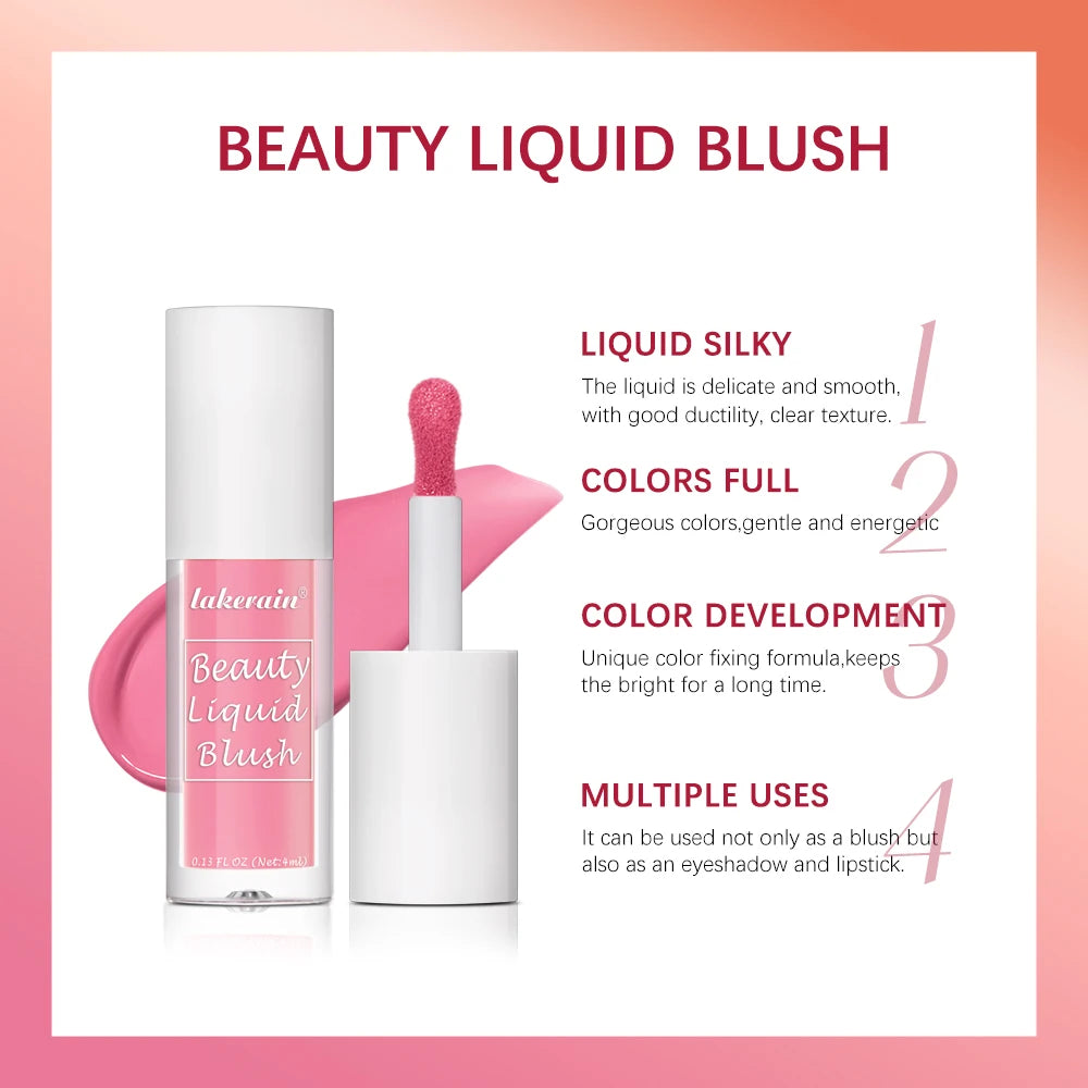 Long-Lasting Waterproof Liquid Blush