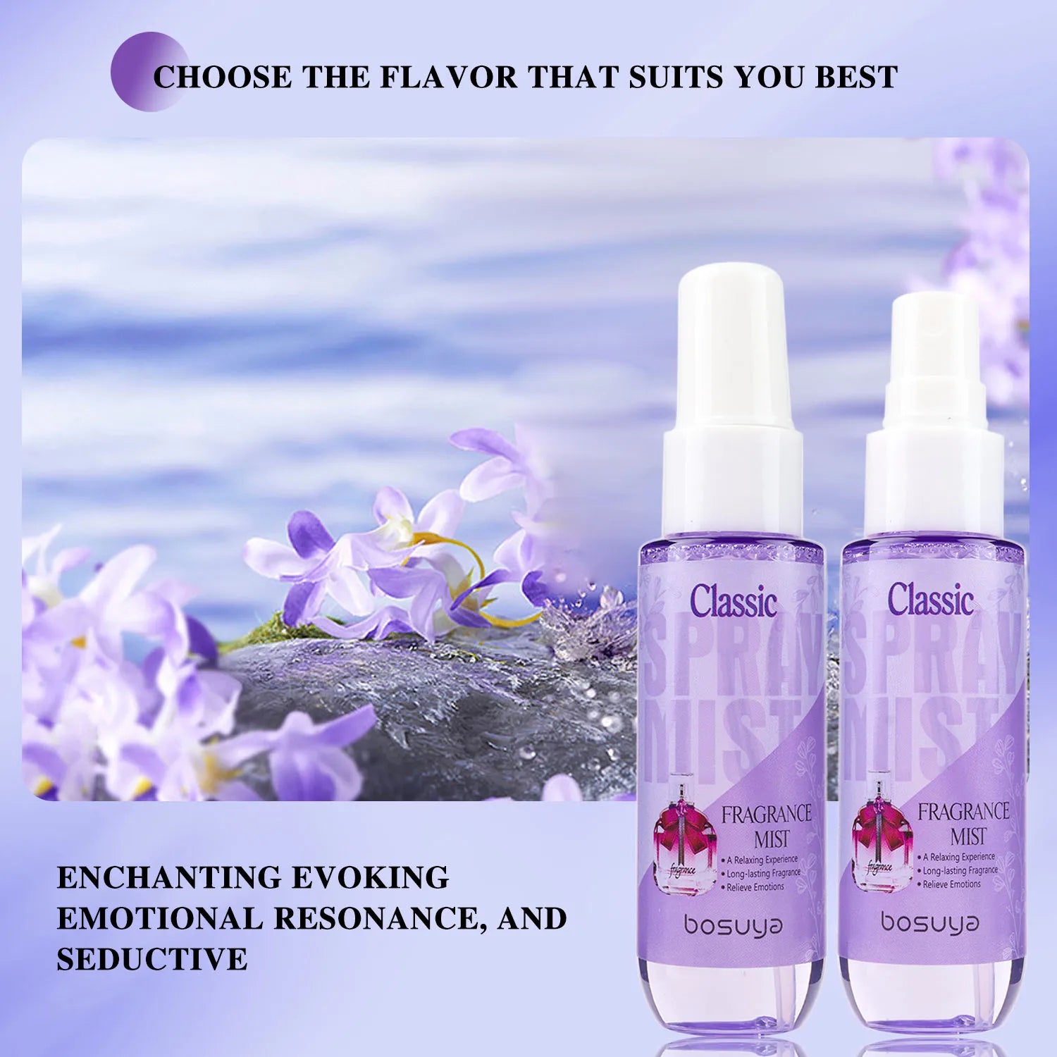 4-Piece Long-Lasting Floral Fragrance Mist Set - 16