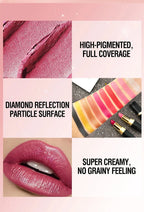 Metallic Pearl Finish Long-Lasting Lipstick