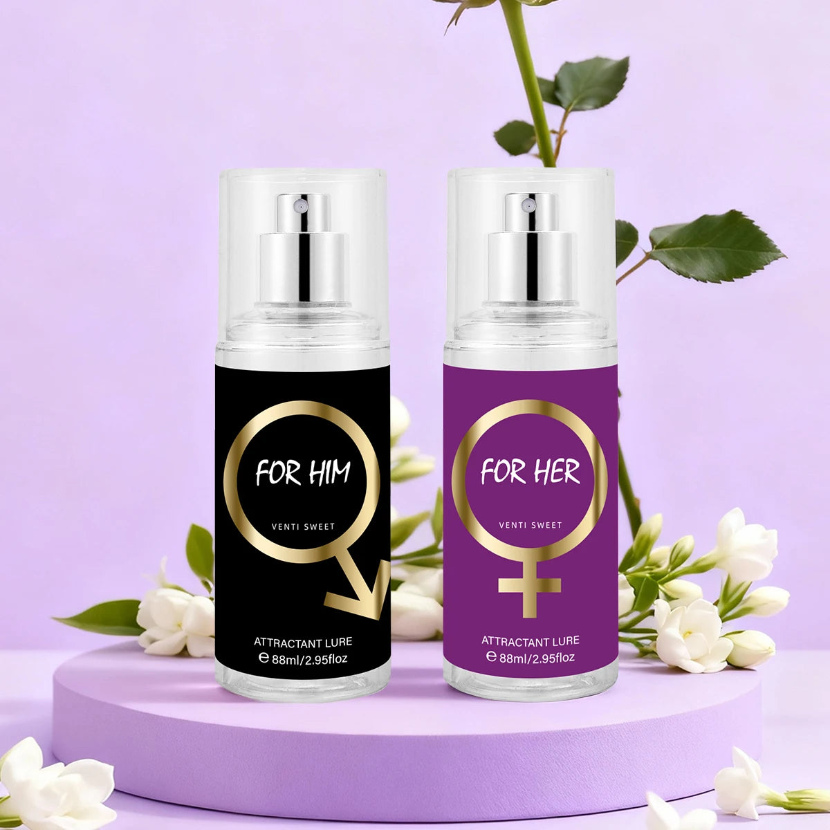 Long-Lasting Attraction Pheromone Perfume for Couples