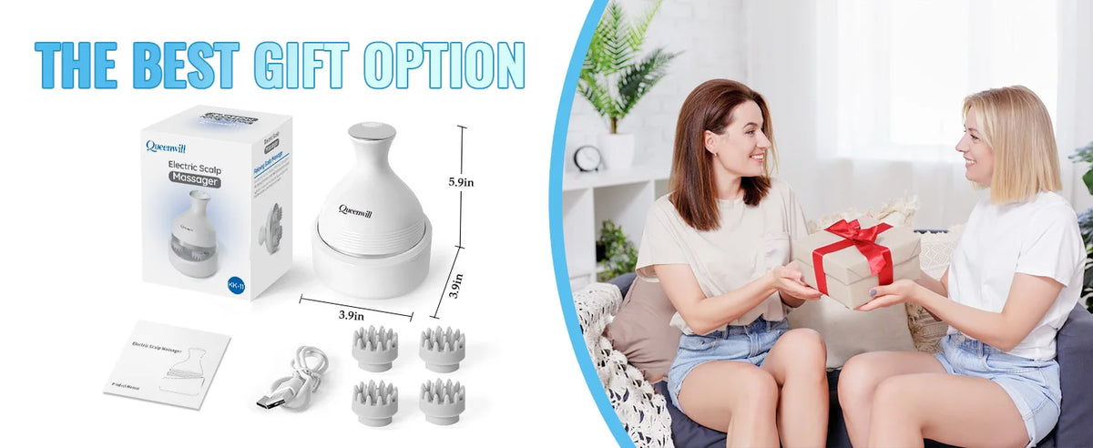 Electric Scalp and Full-Body Deep Tissue Massage Tool