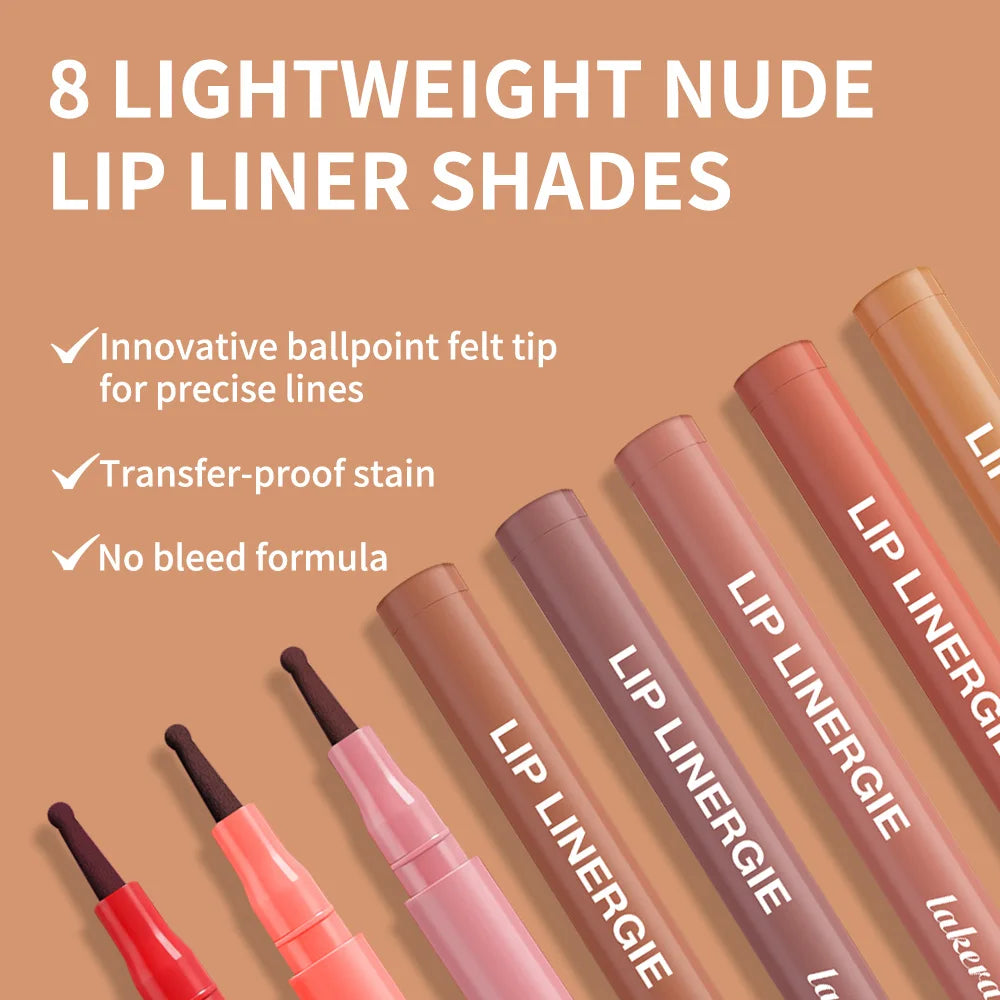 Waterproof Felt-Tip Lip Liner Stain for Sculpted Lips