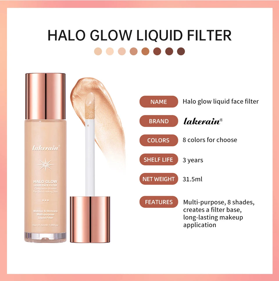 Liquid Glow Face Highlighter and Foundation Booster - 16