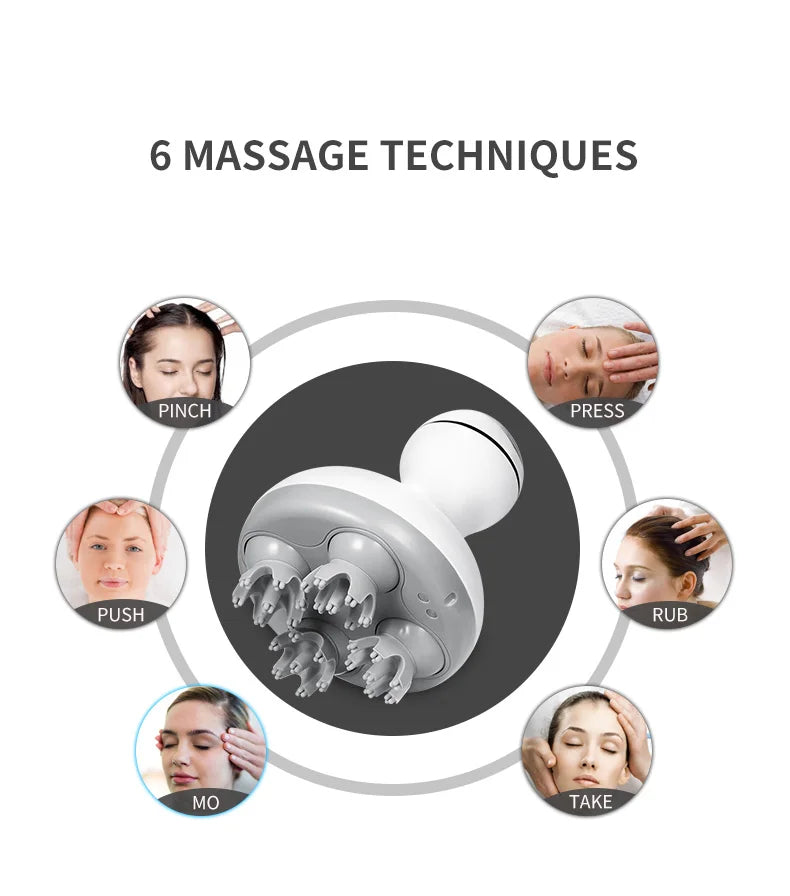 Electric Cordless Scalp and Body Massage Tool