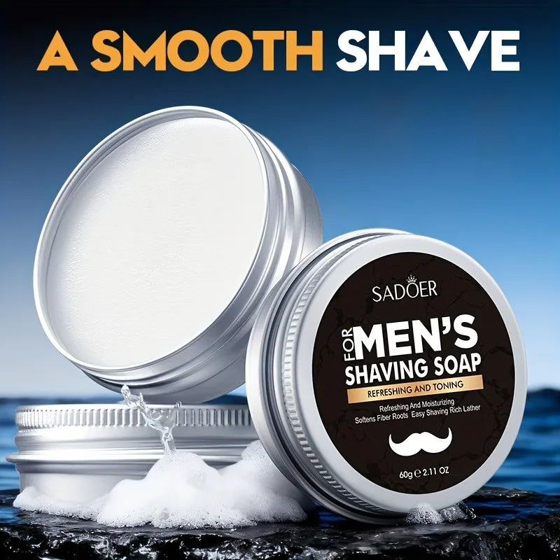 Refreshing Men's Shaving Soap for a Smooth Close Shave - 7
