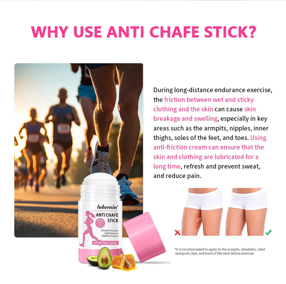 Anti-Chafe Friction Relief Balm for Skin Protection - 8
