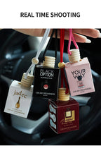Hanging Glass Car Air Freshener Perfume Bottle