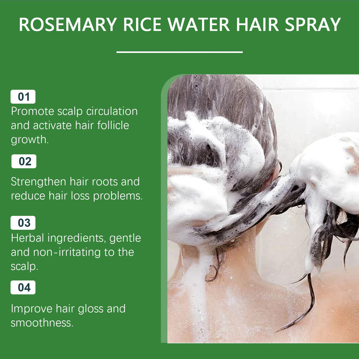 Rosemary Rice Water Hair Growth Spray