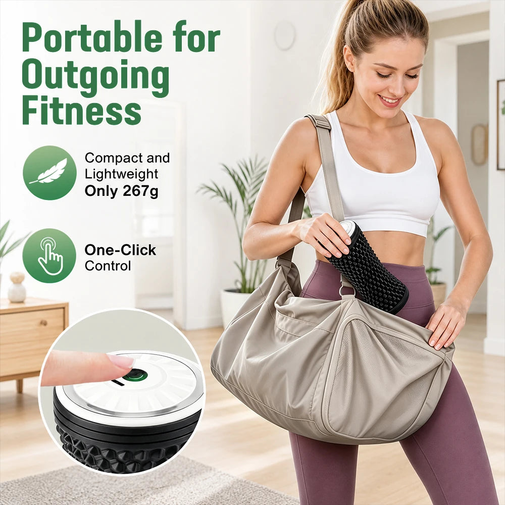 Electric Vibrating Muscle Recovery Massage Roller - 11