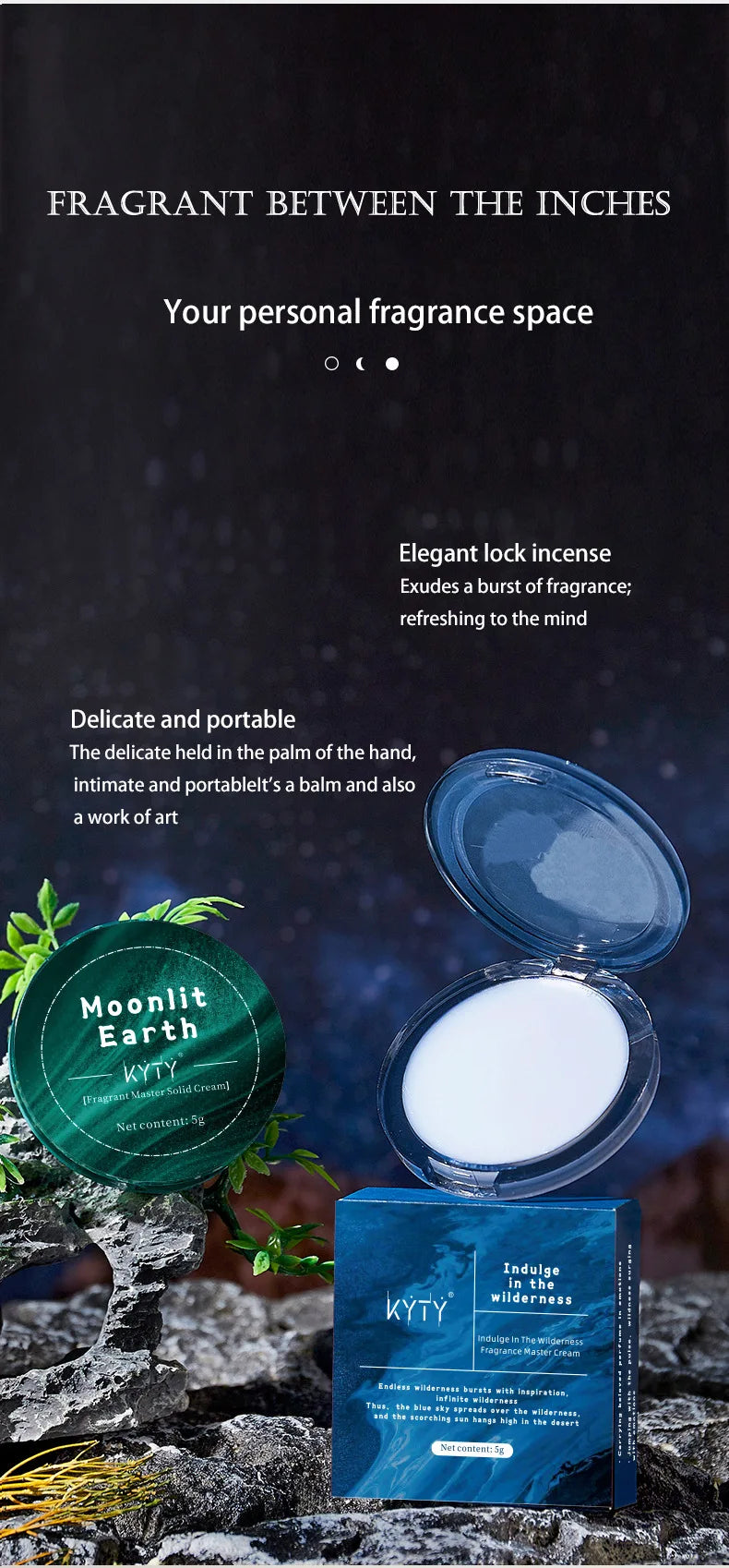 Portable Solid Cologne for Men