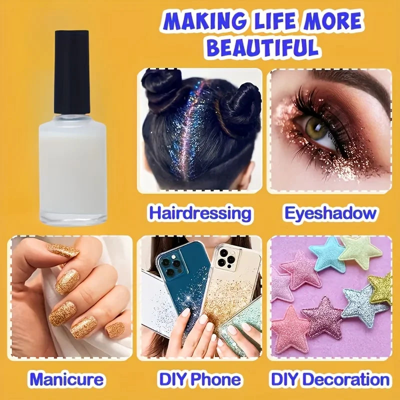 Glitter Temporary Tattoo Kit for Parties and Events