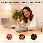 Electric Hand and Wrist Massager with Heat and Air Compression