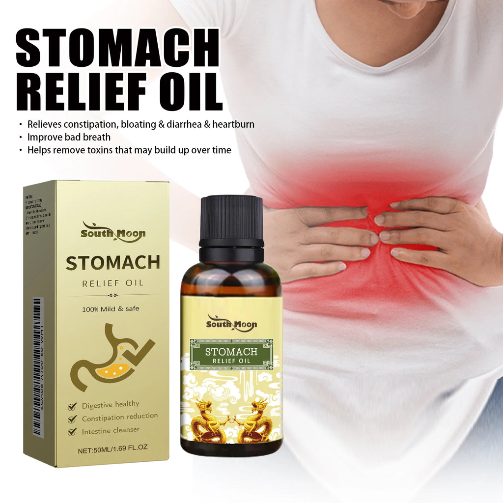 Herbal Abdominal Massage Oil for Natural Digestive Relief