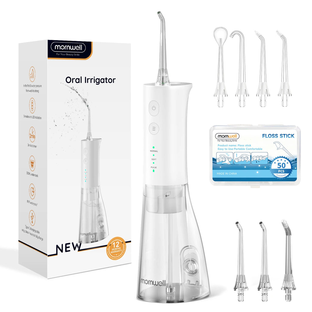 Portable Cordless Water Flosser for Deep Teeth Cleaning