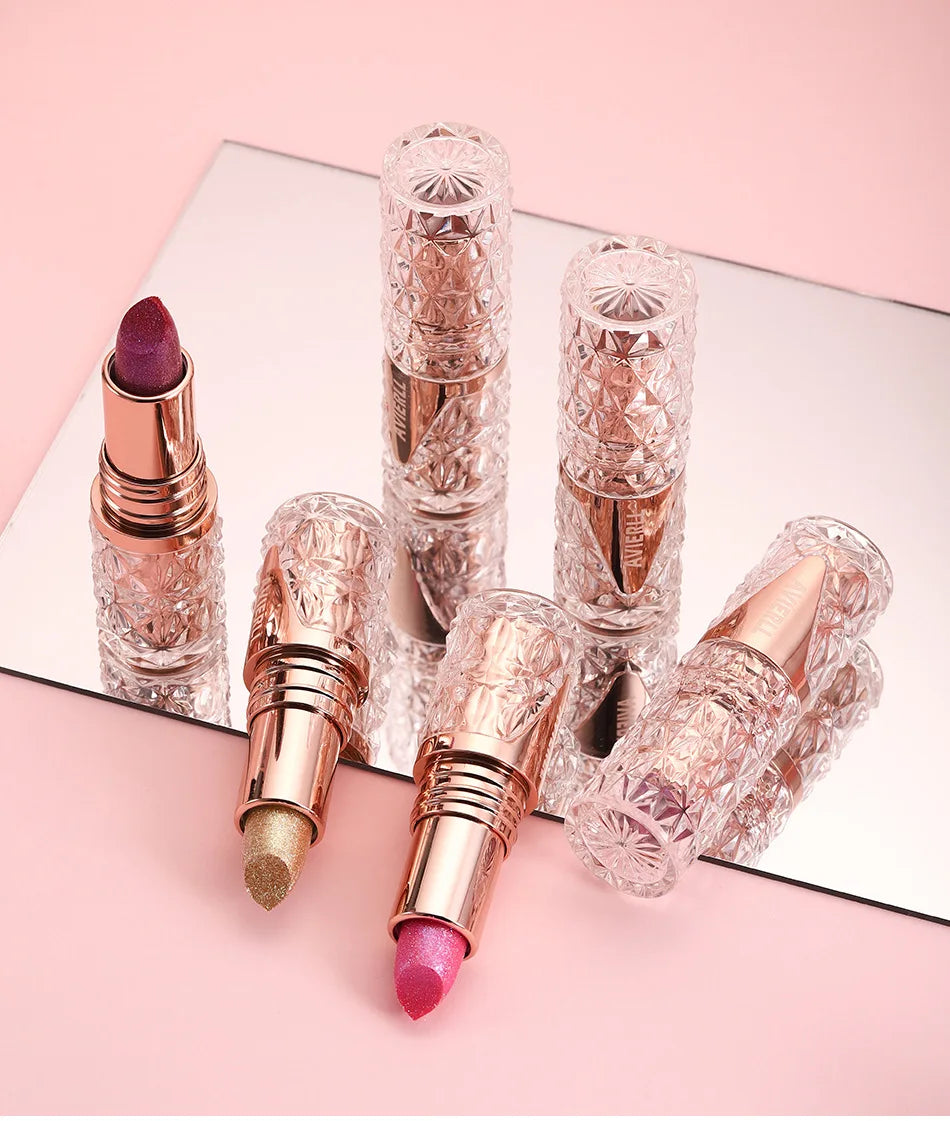 Pearlescent Glitter Waterproof Lipstick