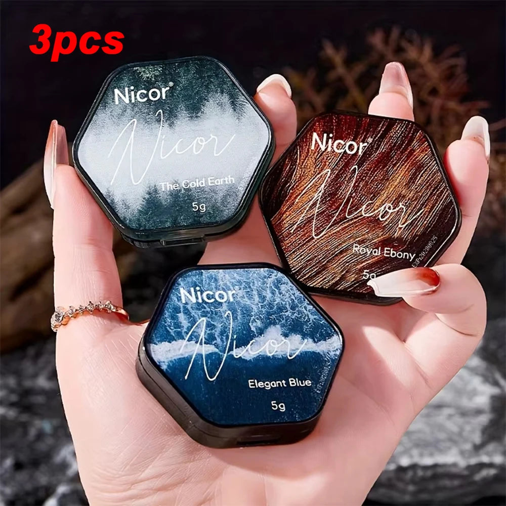 3-Pack Portable Solid Cologne Balm for Men