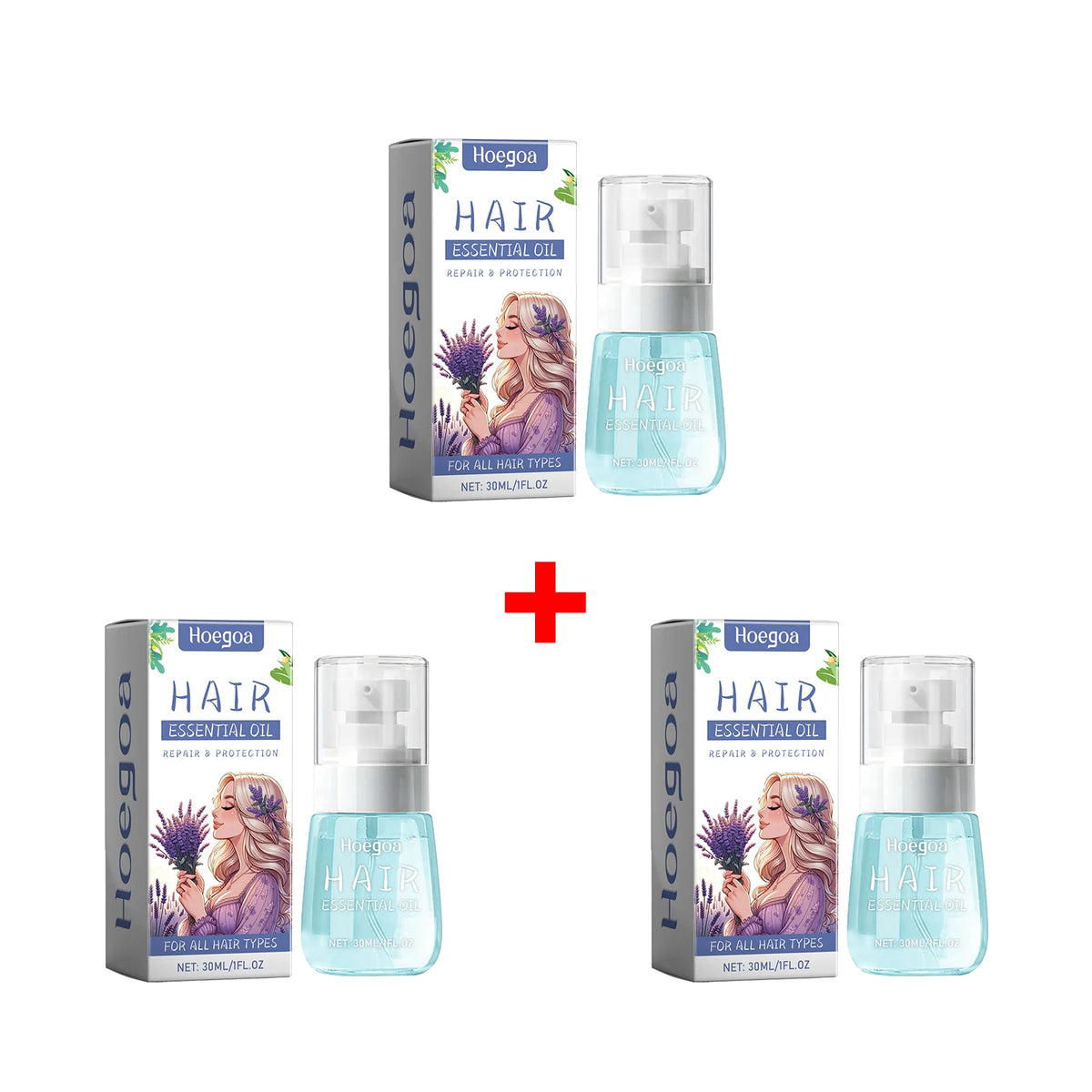 Lavender Hair Repair and Frizz Control Oil