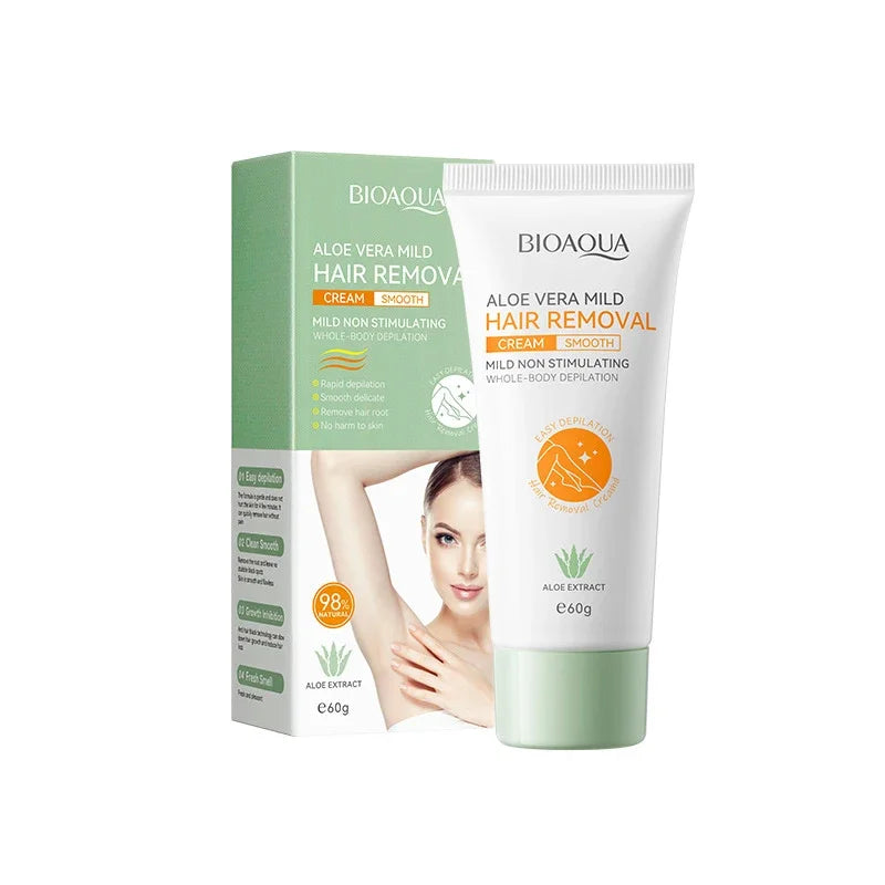 Painless Gentle Hair Removal Cream for Sensitive Skin
