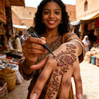 Natural Henna Tattoo Paste for Temporary Body Art