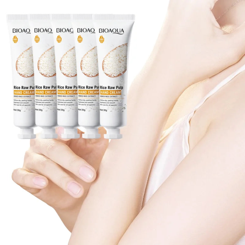 Hydrating Rice Extract Hand Cream for Dry Skin