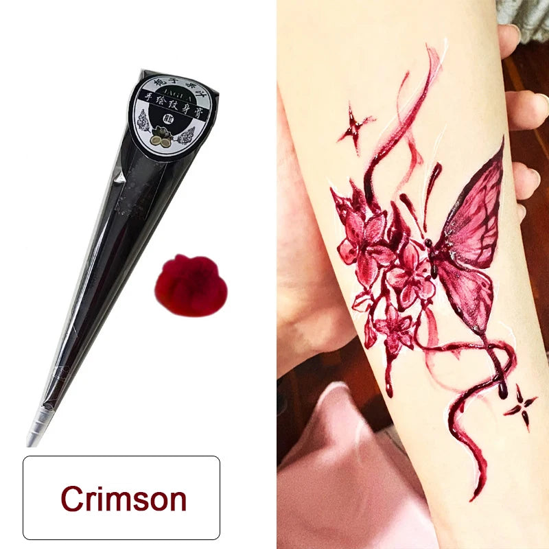 Temporary Henna Body Art Tattoo Paste Cone - 11