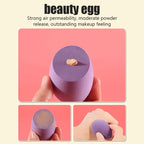 3-Piece Makeup Sponge Set with Storage Case