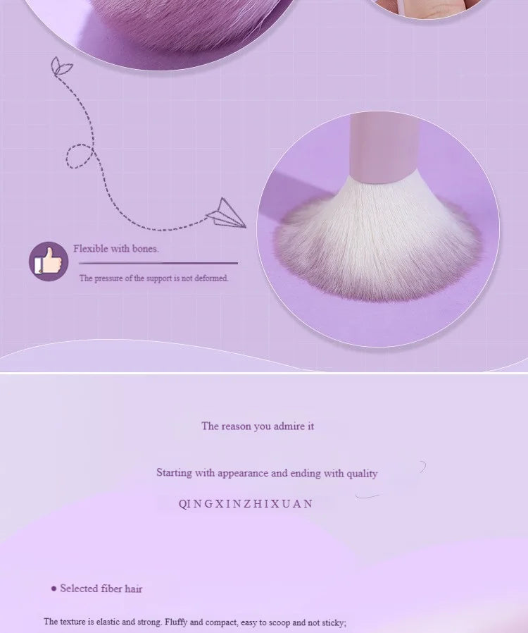10-Piece Professional Soft Makeup Brush Set
