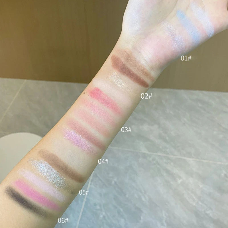 18-Color Vibrant Shimmer Eyeshadow Palette - 5