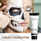 Pure White Liquid Foundation for Stage Makeup and Special Effects