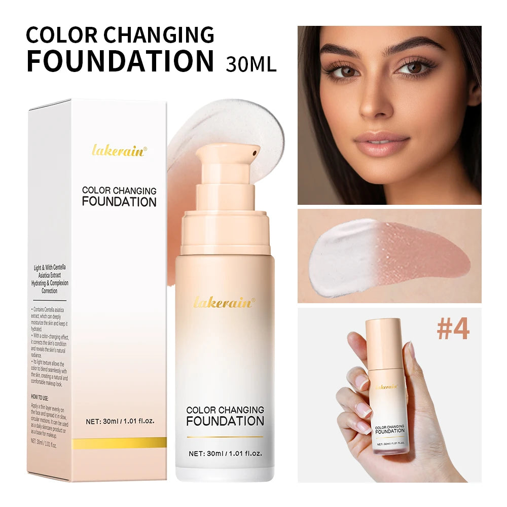 Color-Changing Liquid Foundation for Flawless Skin - 21