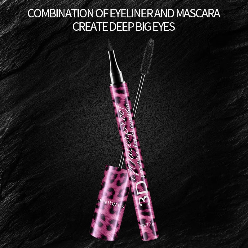2-in-1 Waterproof Eyeliner and Mascara Set