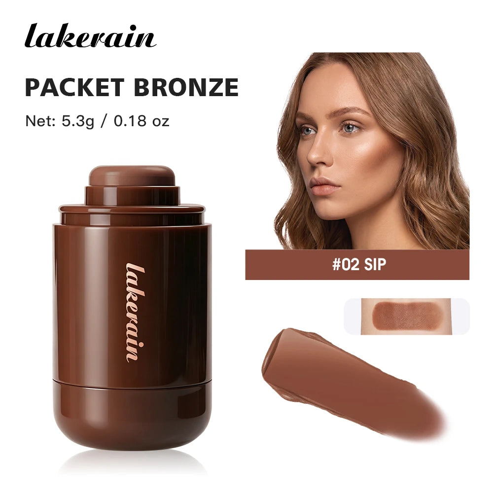 Cream Bronzer Contour Stick for Sculpted Face Makeup