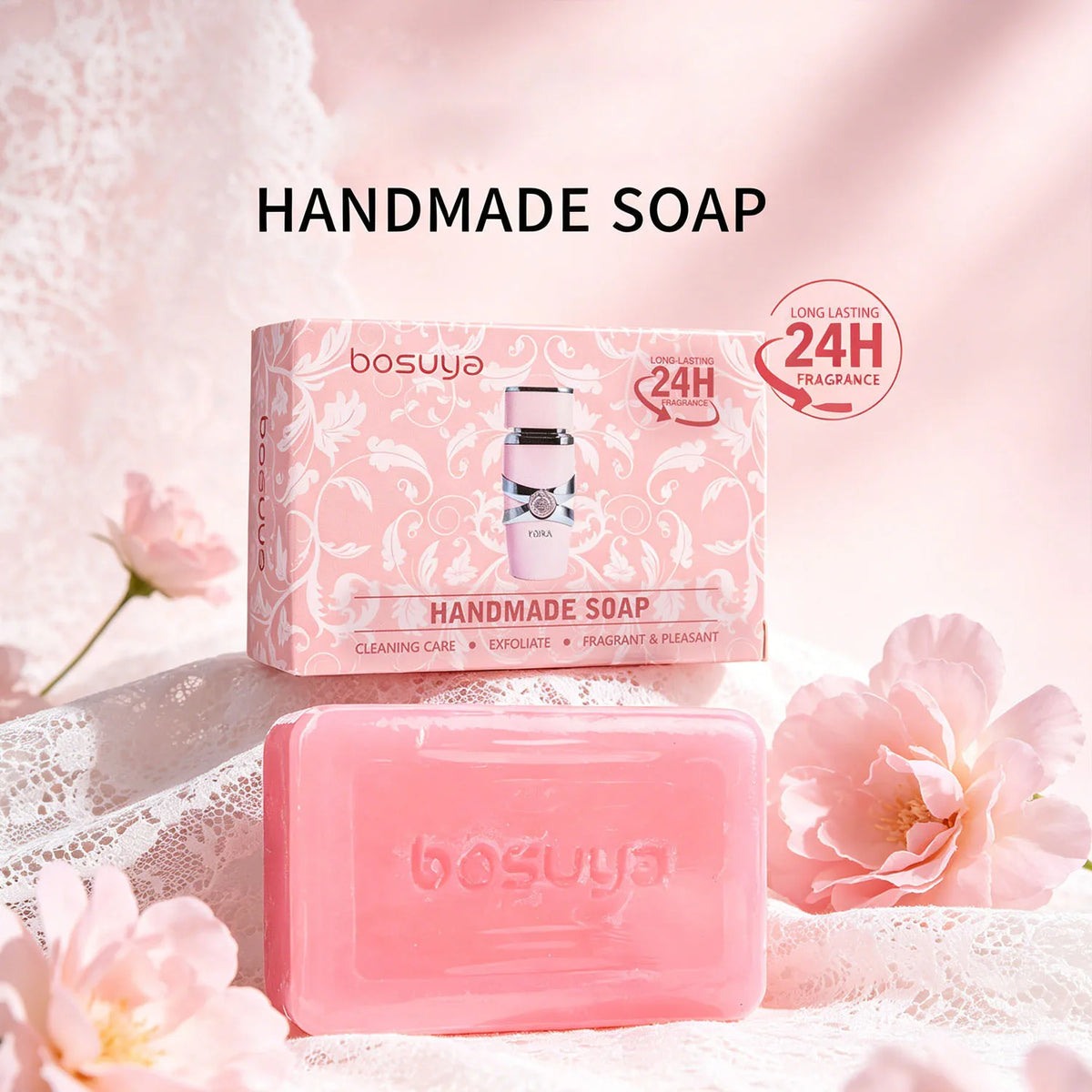 Long-Lasting Fragrant Handmade Exfoliating Soap