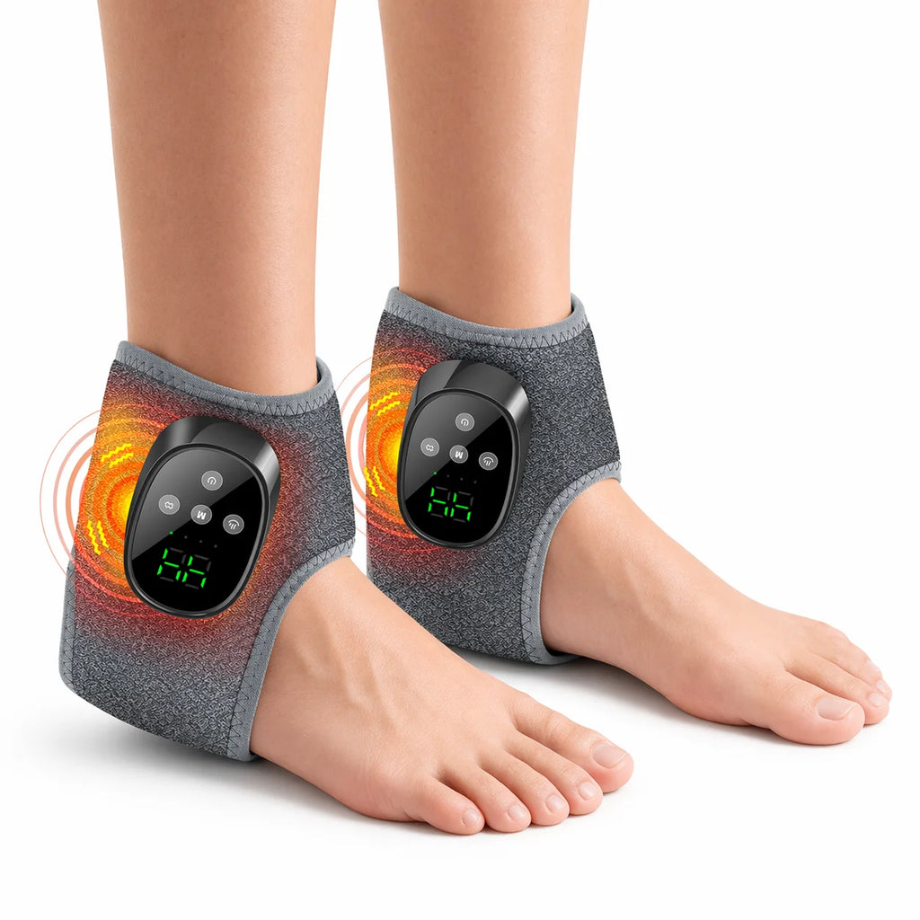 Heated Cordless Ankle Massage Wrap for Pain Relief