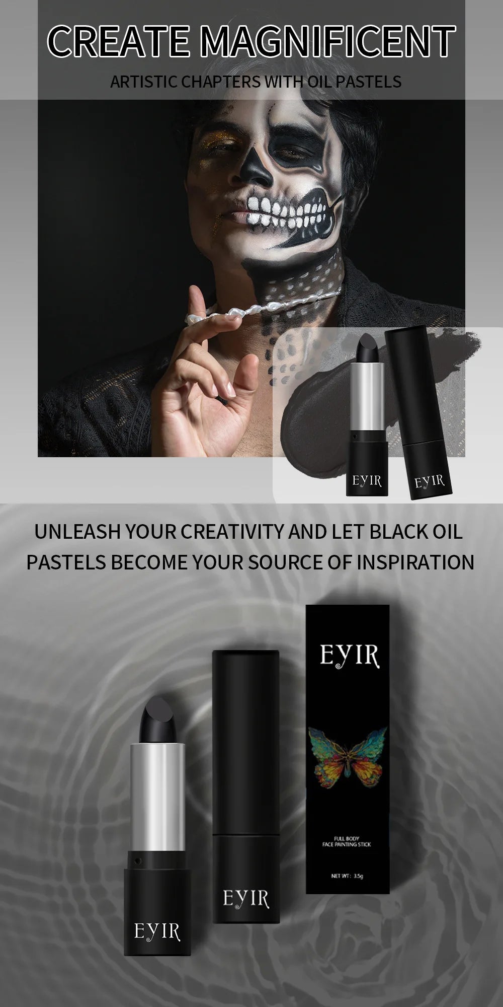 Professional Waterproof Face and Body Paint Stick - 9