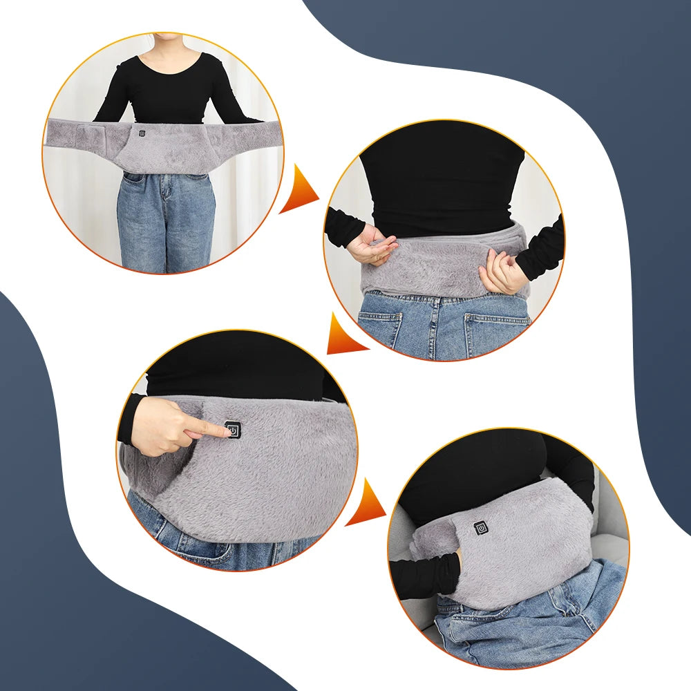 Electric Heating Waist Belt and Hand Warmer for Pain Relief - 14