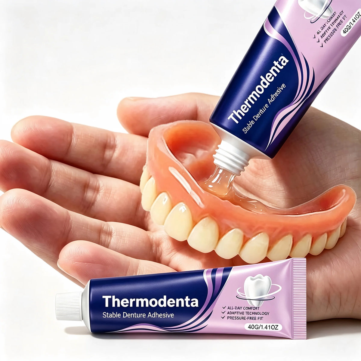 Thermoplastic Denture Adhesive Cushioning Liner