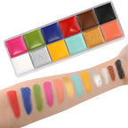 Professional Face and Body Painting Makeup Kit for Halloween