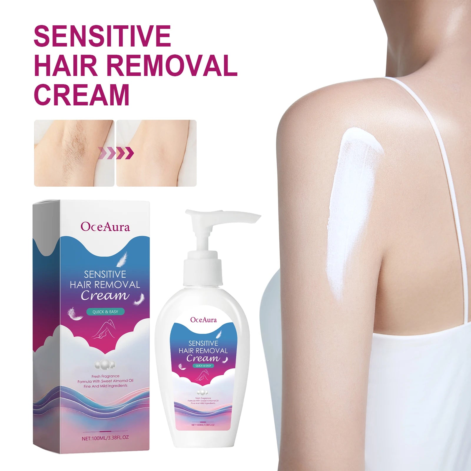 Painless Hair Removal Cream for Sensitive Skin - 7