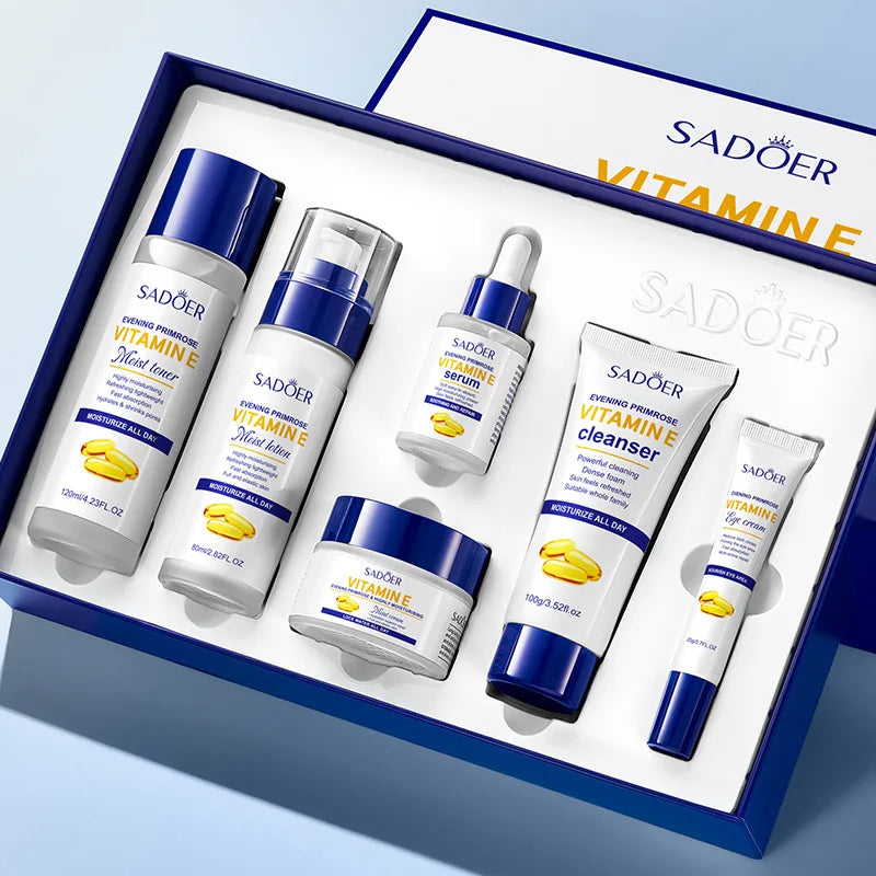 Vitamin E Deep Hydration Facial Skincare Routine Set
